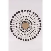 Oglinda perete, aurie, pietre, 101 cm